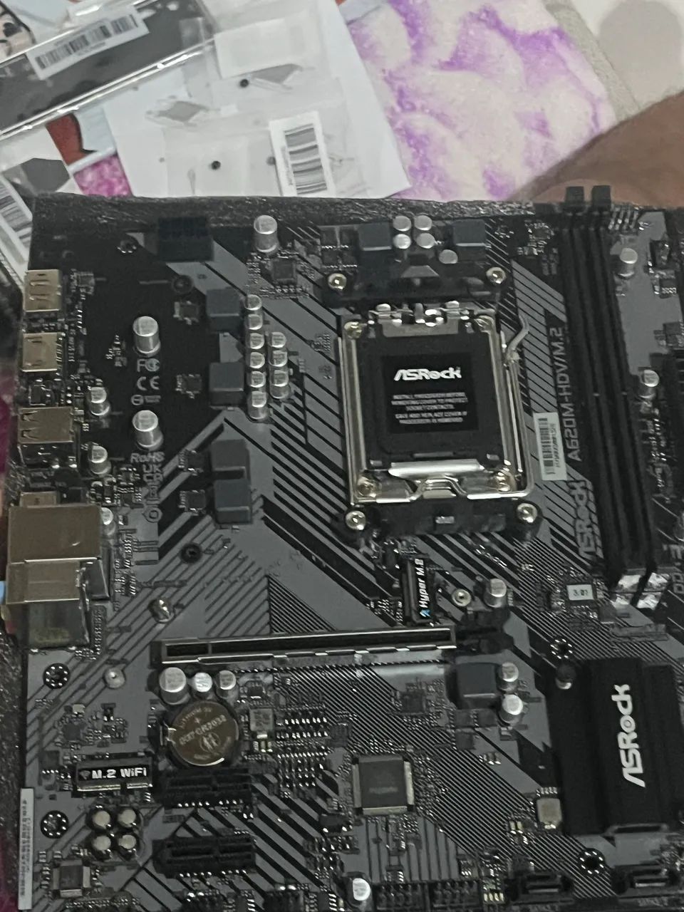 PLACA-MÃE ASRock A620M-HDV/M.2+  - Foto 3