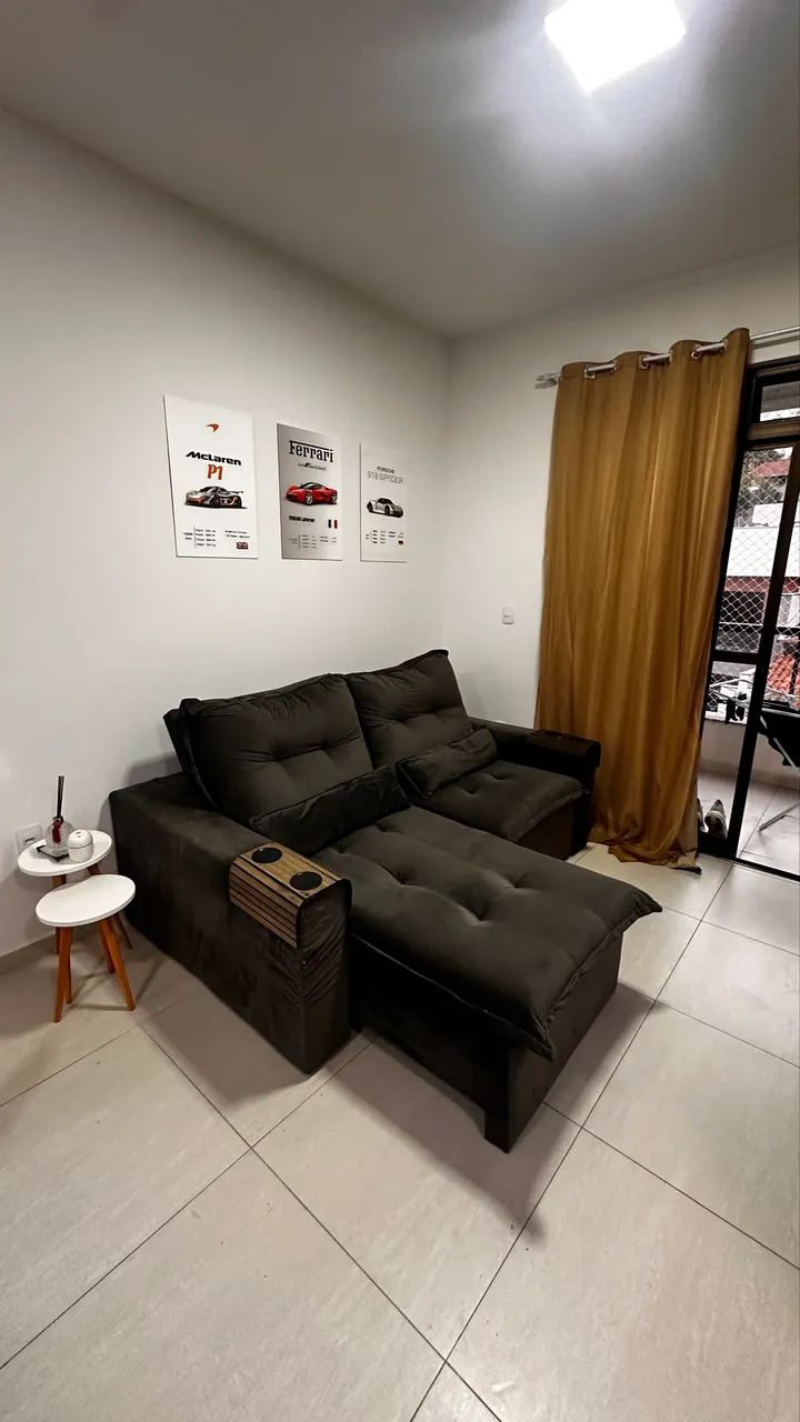 Sofá retrátil e reclinável 4 lugares - Foto 3