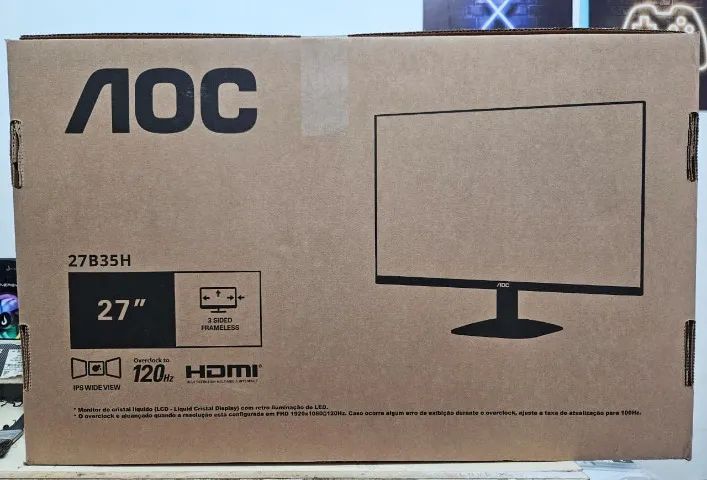 Monitor AOC 27 Polegadas Lacrado - Foto 2