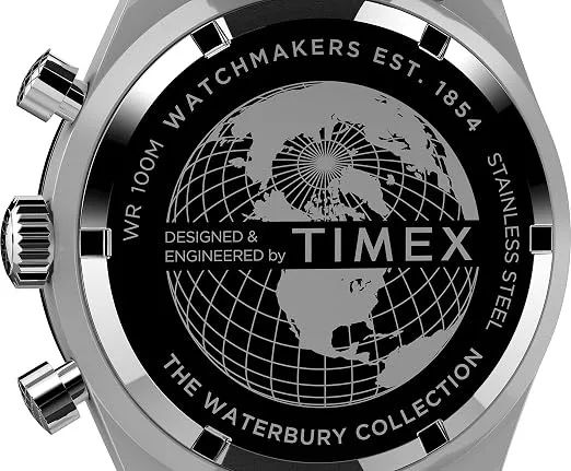 Relógio masculino Timex Waterbury Diver com cronógrafo automático de 41 mm - Foto 4