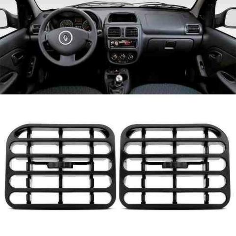 Difusor de Ar Central Painel Clio 00 01 02 03 04 05 06 07 08 09 10 11 12 13 14 15 16 Preto - Foto 4