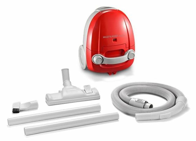 Aspirador De Pó Portátil 1200w Multilaser Com Saco 110v 220v - Foto 3