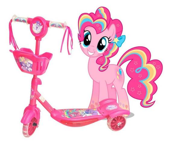 Patinete Infantil Musical Unicornio 3 Rodas Luzes Até 6 Anos