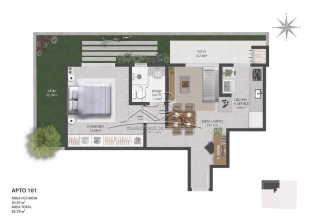 Apartamento à venda com 3 dormitórios em Ingleses do rio vermelho, Florianópolis cod:1685 - Foto 3
