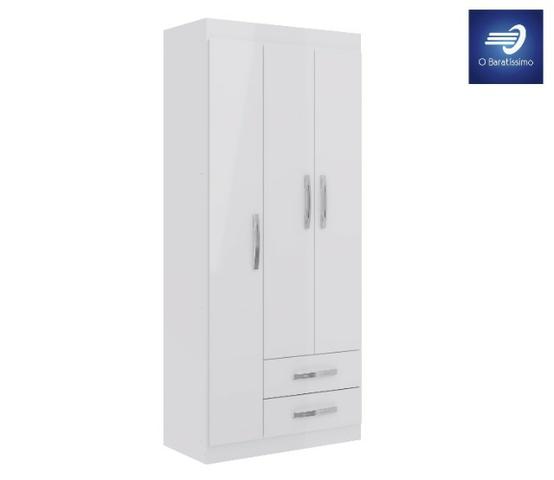 Guarda-Roupa Solteiro 3 Portas e 2 Gavetas#FreteGRÁTIS #Garantia #Lacrado - Foto 2