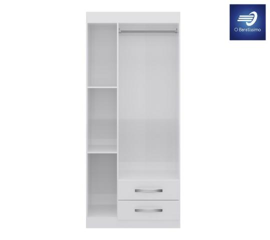 Guarda-Roupa Solteiro 3 Portas e 2 Gavetas#FreteGRÁTIS #Garantia #Lacrado - Foto 3