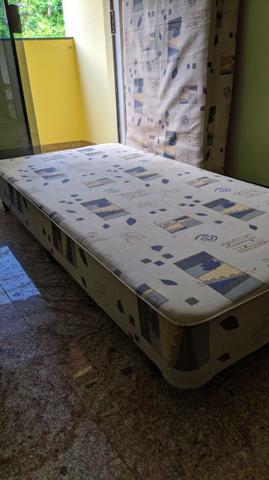 Cama BOX Com Colchão Solteiro - Molas Bonnel - Foto 5