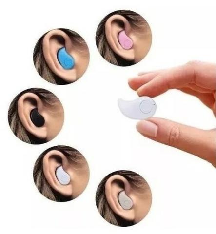 Fone De Ouvido Ponto Eletrônico Bluetooth Celular Android iOS Música - Foto 5