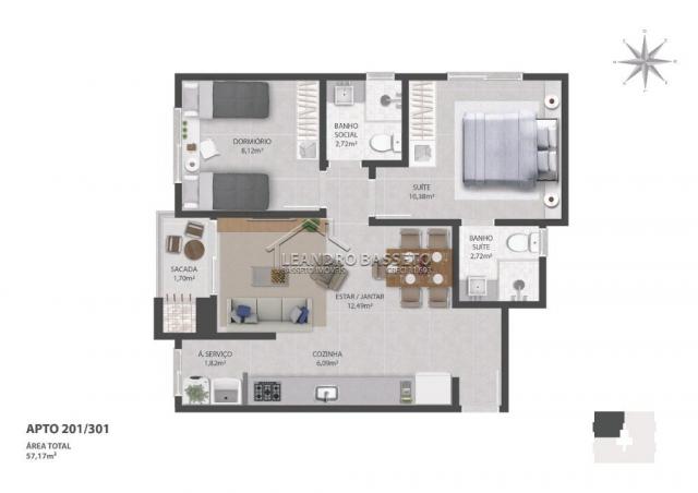 Apartamento à venda com 2 dormitórios em Ingleses, Florianópolis cod:1790 - Foto 3