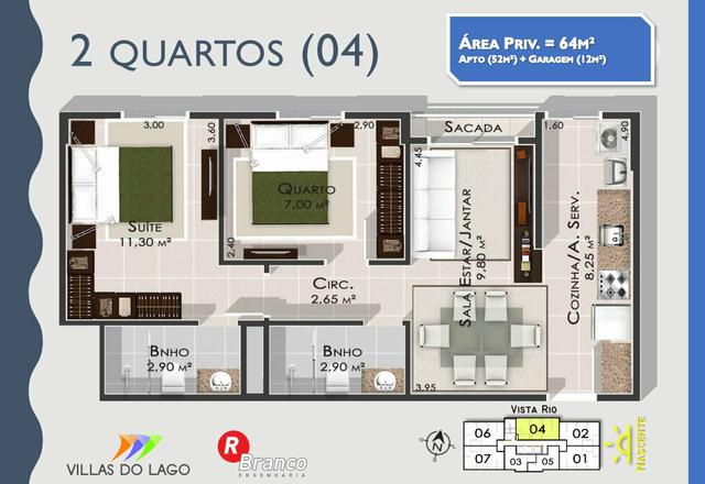 Apartamento para estudante e solteiros. Entrega Cozinha com modulados - Foto 5