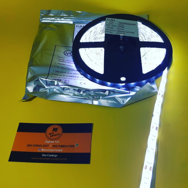 Fita de Led 5050 ( 5 Metros ) Branco Frio
