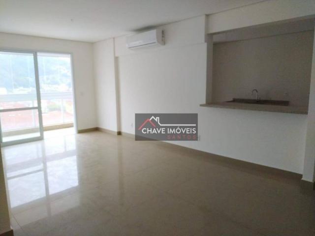 Apartamento com 3 dormitórios à venda, 111 m² por R$ 740.000,00 - Marapé - Santos/SP - Foto 4