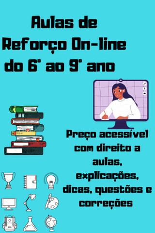 Aulas de Reforço| Ensino Fundamental R$20