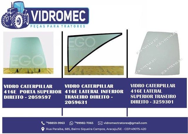 Vidros para Tratores Agrícolas e industriais  - Foto 4