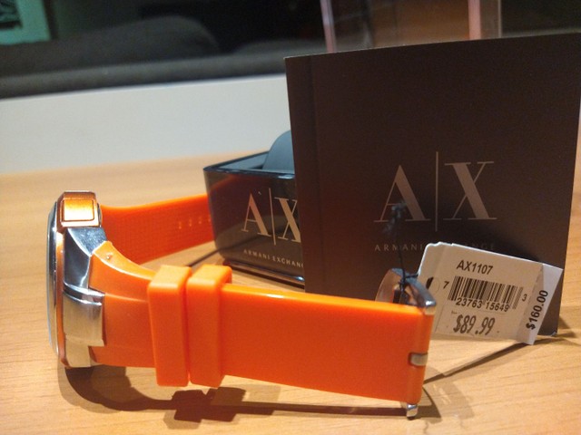 Relógio Armani A/X laranja  - Foto 5