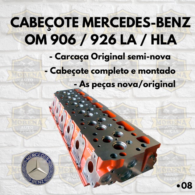 Cabeçote Mercedes-Benz OM 906 / 926 LA / HLA