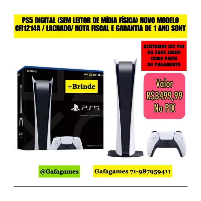 Ps5 Sony Completo Midia Física Temos Somente 4 Pra Venda, Cacareco Sony  Nunca Usado 68498958