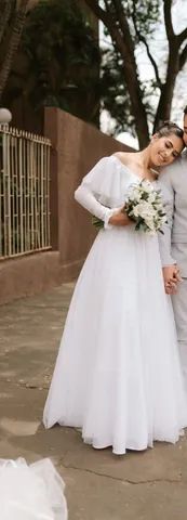 Vestido de noiva e noivinha - Foto 4
