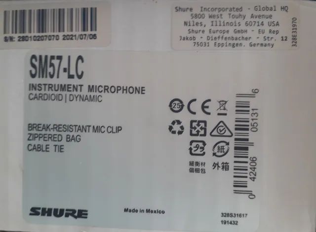 Microfone Shure SM57 legendary.(novo) - Foto 5