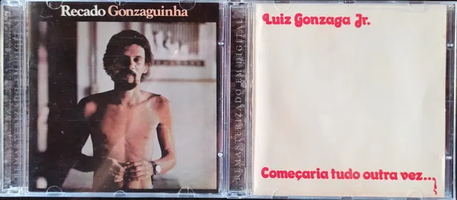 Lote CD's Gonzaguinha - Começaria Tudo Outra Vez (1976) / Recado (1978)