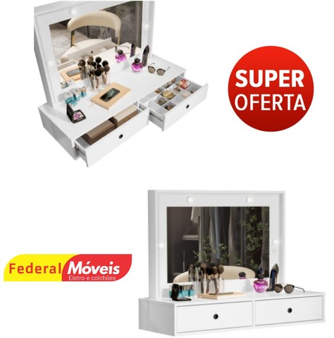 Penteadeira com Led 100% MDF Oferta 
