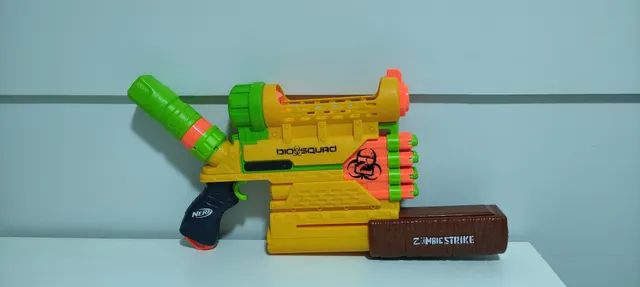 Lanca dardo nerf zombie doominator hasbro: Com o melhor preço