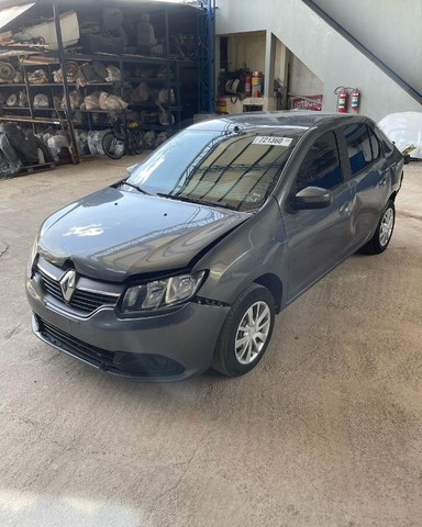 Logan 1.6 2018 Parachoque Motor Airbag Retrovisor Capo Porta Lanterna Sucata - Foto 2