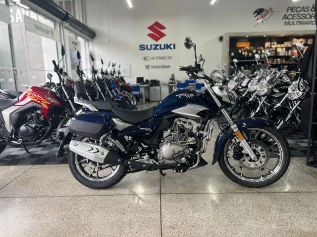 Haojue Master Ride 150 - Azul - 2025 - Primeiro emplacamento GRÁTIS !