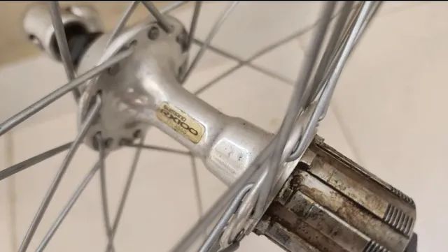 Par De Rodas 650c Rígida Dp18 / Vintage + Pneu continental novos! - Foto 2