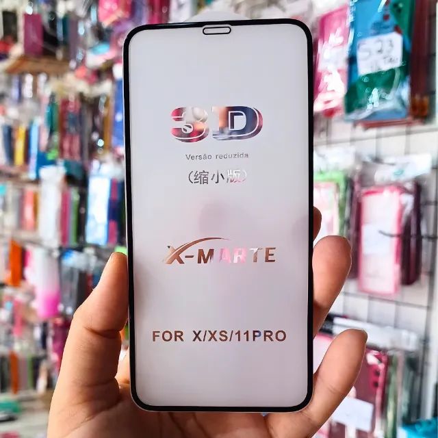 Película para iPhone X de vidro 3D