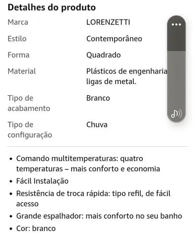 Chuveiro Eletrônico Lorenzetti  - Foto 2