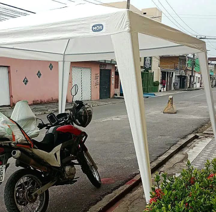 Barraca Gazebo Ráfia Mor - Entregamos  - Foto 2