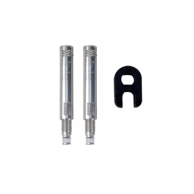 130 - Par de extensor alongador 30mm de válvula presta (fina) Continental speed, road e tr - Foto 2