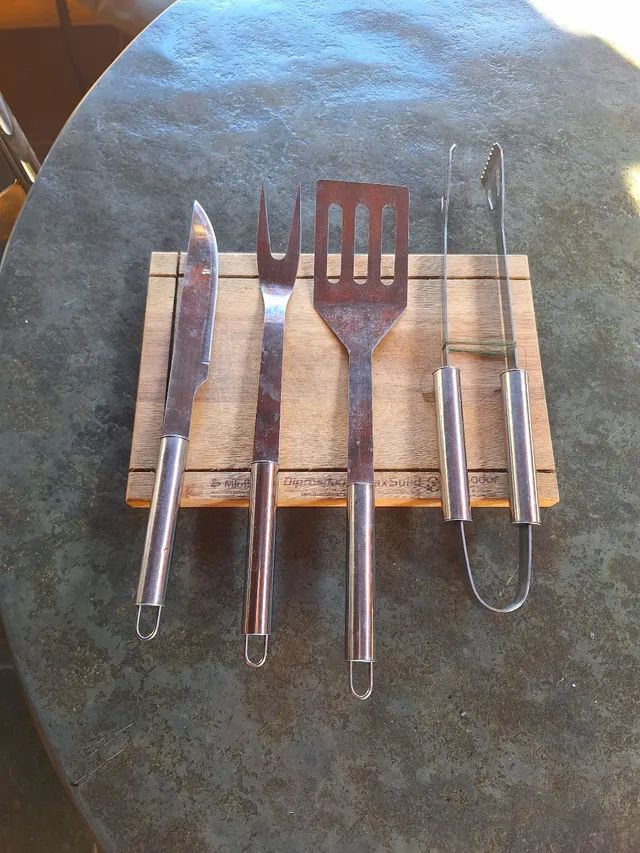 Kit churrasco inox - Foto 2