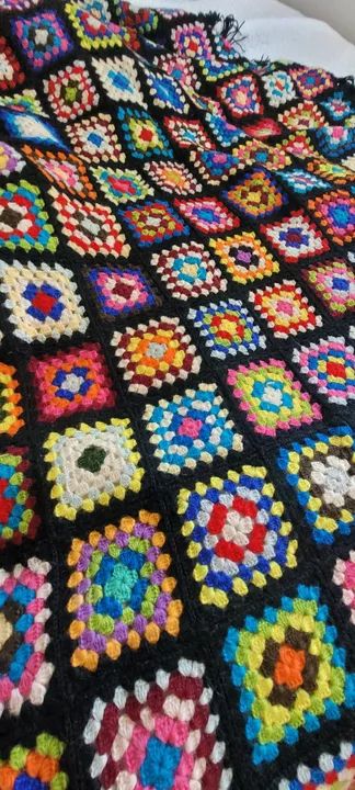 Colcha da vovó croche - Foto 5
