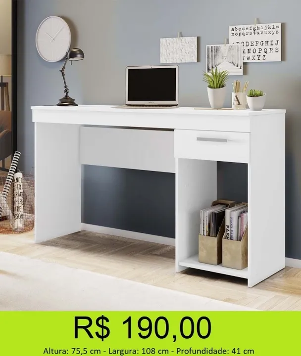 Mesa escrivaninha a pronta entrega