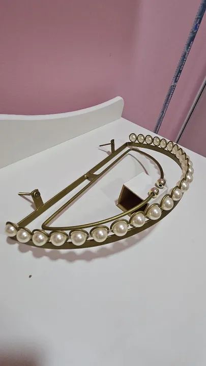 Dossel de parede com Pérolas para mosquiteiro de bebê.  - Foto 4