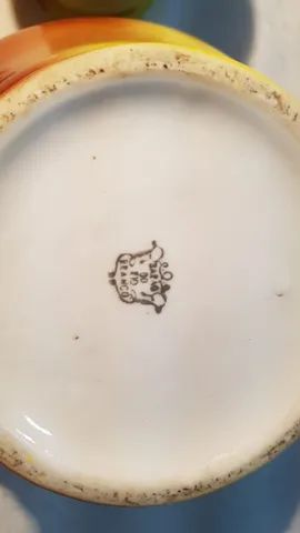 Bule De Chá E Leiteira Em Porcelana Barão Do Rio Branco - Foto 4