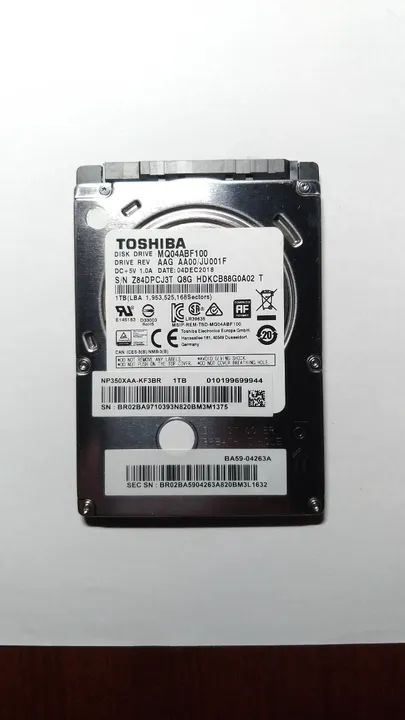 Hd Toshiba 1TB - Notebook - Foto 4