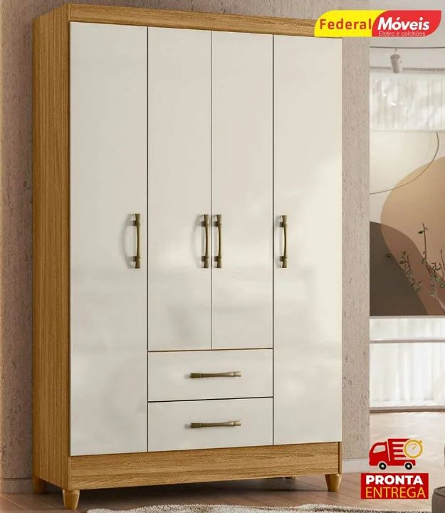 Guarda Roupa 4 Portas Novo Temos Outras Cores 