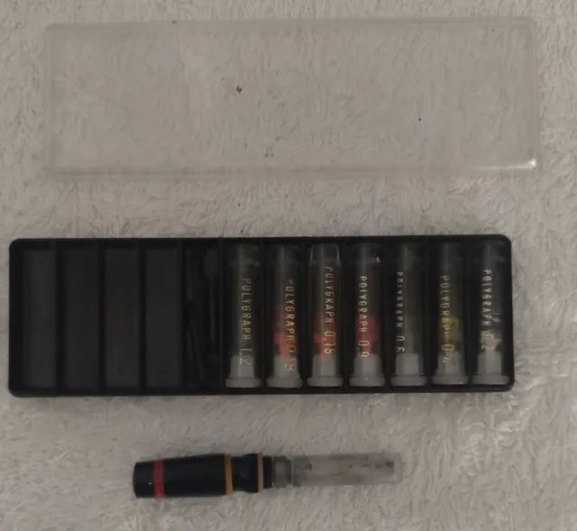 Peças de caneta nanquim antiga
