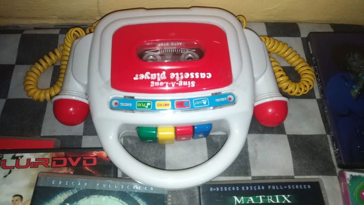 Karaoke Infantil de fitas k7s cassetes, 2 microfones, envio qq local. E outros. - Foto 6