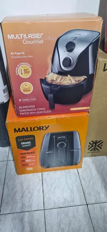 Air fry fritadeira eletrica mallory ou multilaser preço de cada