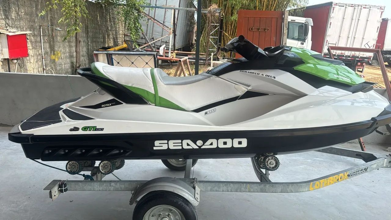 Jet Ski Sea Doo GTI 130 ano 2014 Muito Conservado  - Foto 4