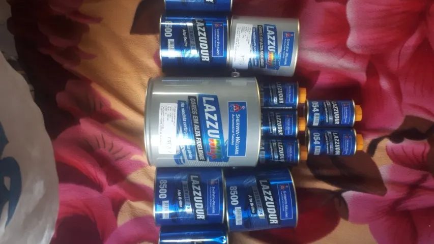 Tinta Automotiva Poliéster Nardo Gray Ly7c 900ml + Verniz 5 unidades aceito cartão - Foto 3