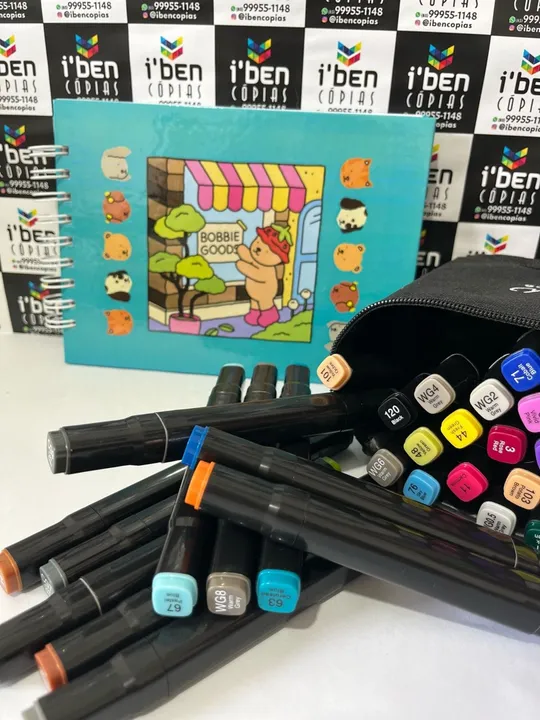 Caderno de Pintura Bobbie Goods