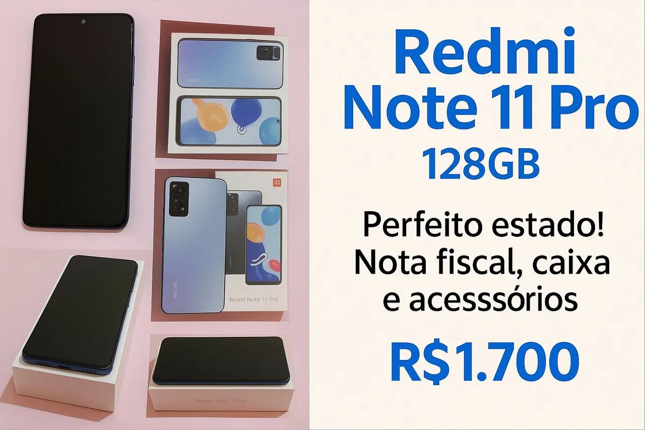 Redmi Note 11 Pro 4g -Exelente 
