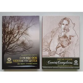Livro Morro dos Ventos Uivantes + Contos completos de Oscar Wilde (edições bilingue)