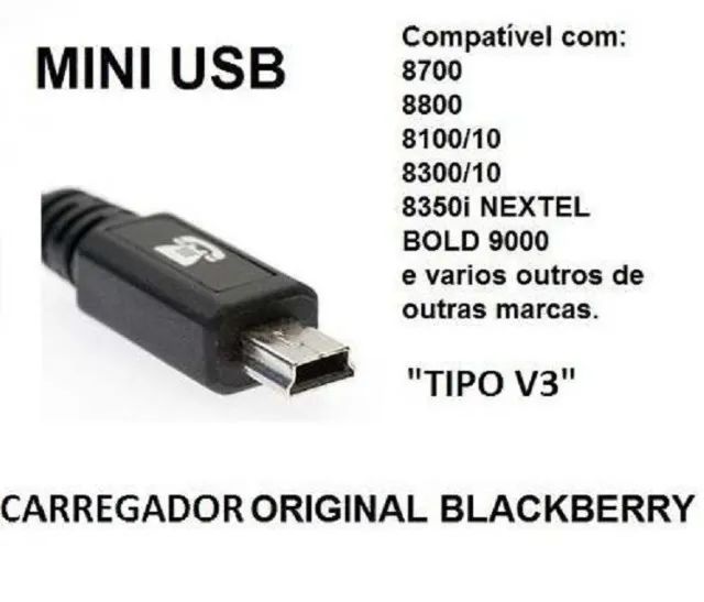 Carregador Celular Blackbery Original Psm05r 050chw - Usado - Foto 2