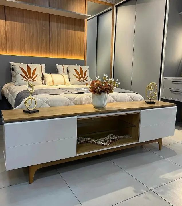 Rack Miami 2m de Largura para Tv de até 75 Polegadas- Produto Novo Entrega Rápida